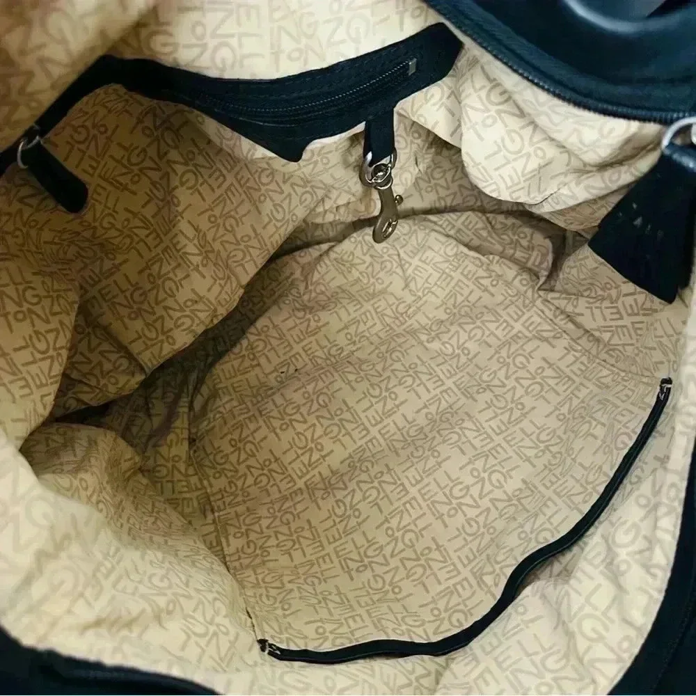 Ellington Leather Woven Large Hobo Bag